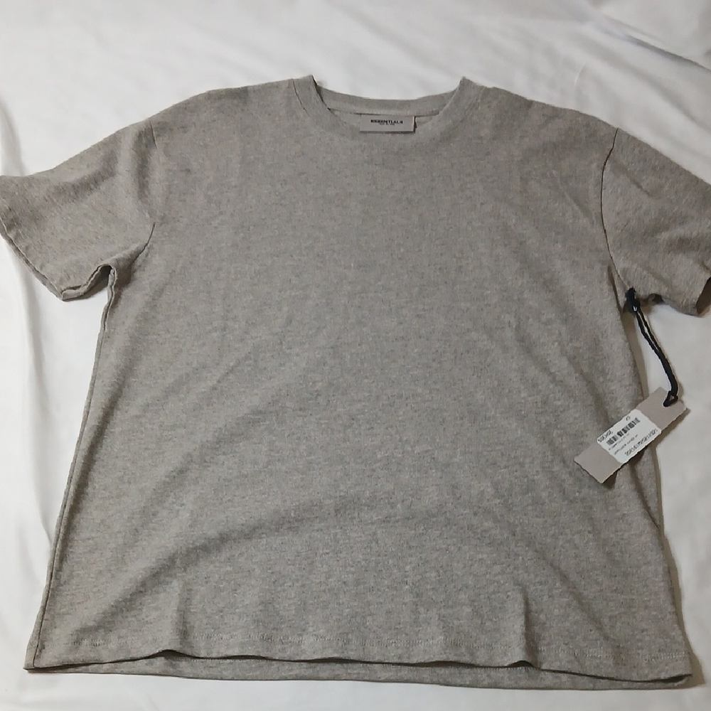 Essentials Heather Gray Short Sleeve Tee